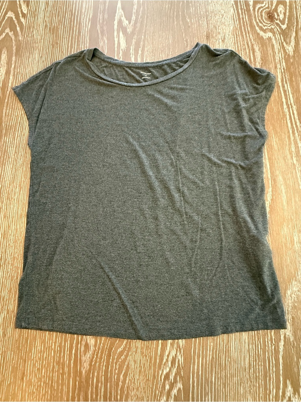 Daily Ritual Heather Grey Crewneck Short Sleeve Tee